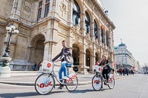 Atrakcje rowerowe w Wiedniu [Fot. Gewista]
