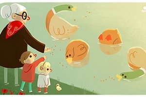 Dzie Babci 2015 w Google Doodle [fot. Google]