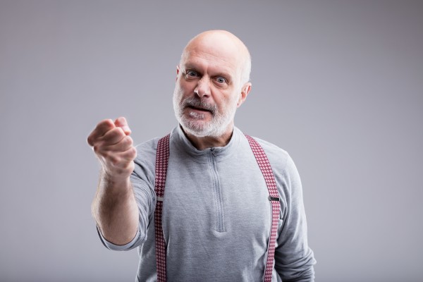 Gniew szczeglnie zagraa zdrowiu ludzi starszych [Fot. Giulio_Fornasar - Fotolia.com]