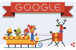 Google Doodle i yczenia "Wesoych wit!" w rnych jzykach [fot. Google]