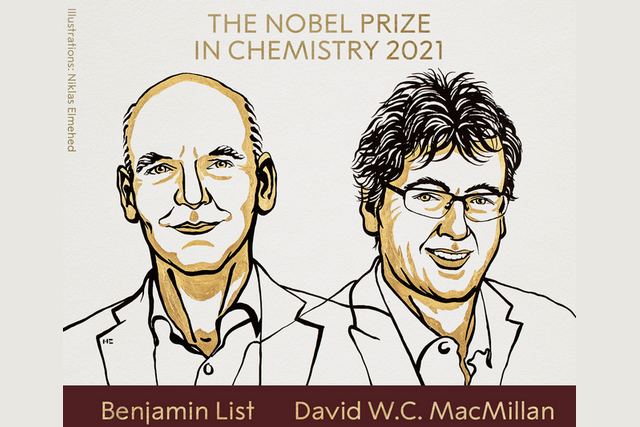 Nagroda Nobla z chemii 2021 - za rozwj asymetrycznej katalizy organicznej. [fot. nobelprize.org]