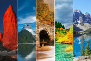 Niezwyke parki narodowe z czterech stron wiata [fot. collage Senior.pl]