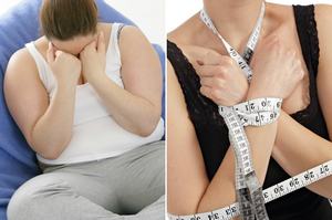 Otyo i anoreksja - rne formy tego samego problemu? [fot. collage Senior.pl]