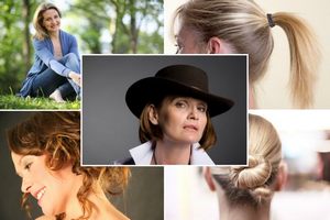 Przetuszczajce si wosy - potrzebna odpowiednia fryzura [fot. collage Senior.pl]
